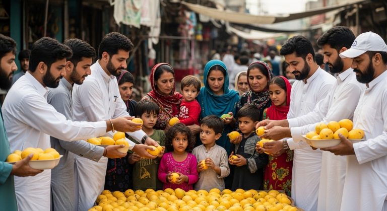 Government Distributes Free Mangoes in Multan – A Sweet Surprise for the People